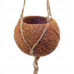 Domestico Závesný obal na kvetináč z kokosového vlákna KOKODAMA