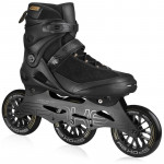 Spokey SHIFFTY PRO Leather roller skates ABEC 11 black, size 41 - VÝPREDAJ