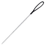 TRIXIE leash chain with nylon handle black - 100 cm - VÝPREDAJ