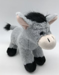 Plush donkey standing 25 cm - VÝPREDAJ