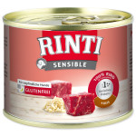 Canned RINTI Sensible beef + rice - 185 g - VÝPREDAJ