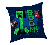 JERRY FABRICS Vankúšik Minecraft Jolly Boom Polyester, 40/40 cm - VÝPREDAJ