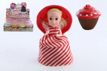 Doll / Cupcake plastic 15cm smelling in a box of the 4th series - mix of variants or colors - VÝPREDAJ