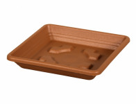 QUADRATO plastic terracotta bowl 36x36cm - VÝPREDAJ