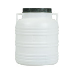 Barrel 40L plastic round wide neck, STERK certificate white / blue - VÝPREDAJ