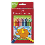 Pastelky Faber-Castell Extra Jumbo 24 farieb - VÝPREDAJ