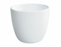 Flowerpot cover PRIMUS PASTEL ceramic white d15x13cm - VÝPREDAJ